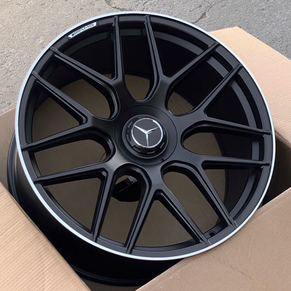 Rainbow Dance Mercedes 491 8.5/9.5x20/5x112 D66.6 ET36.43 4 диска черный, серебристый