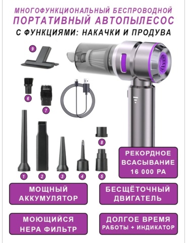 Soar Artificer Автопылесос 0.4 л фиолетовый
