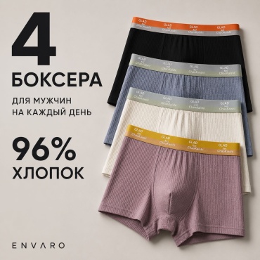 Боксеры мультиколор