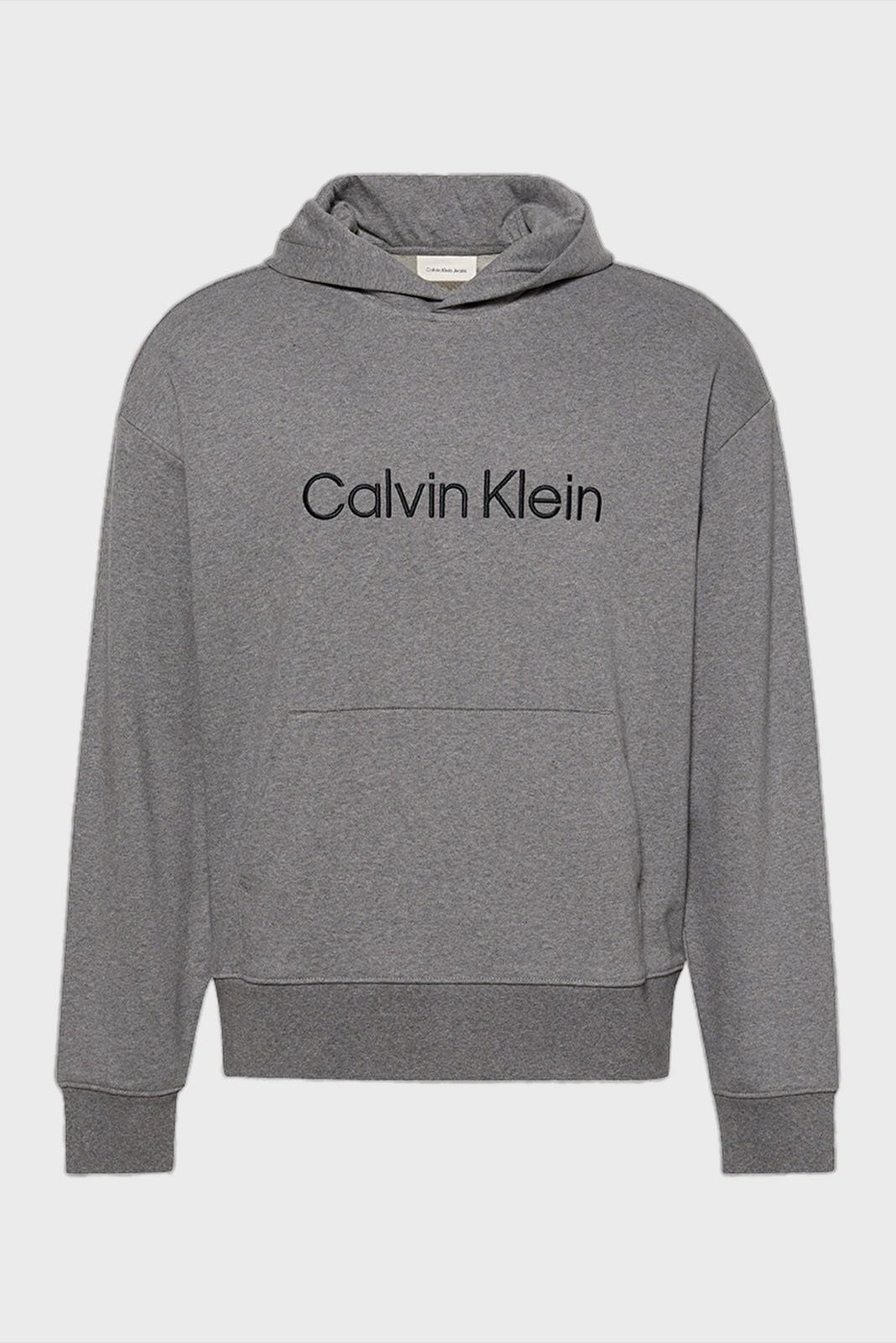 Худи Calvin Klein серый