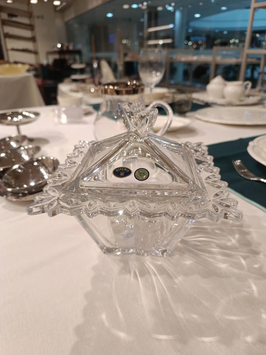 Bohemia Crystal конфетница Pierced 50501/27910/195-109 квадратная 1 шт