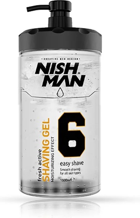 NISHMAN Fresh Active №6 Easy Shave гель для бритья 1500 мл