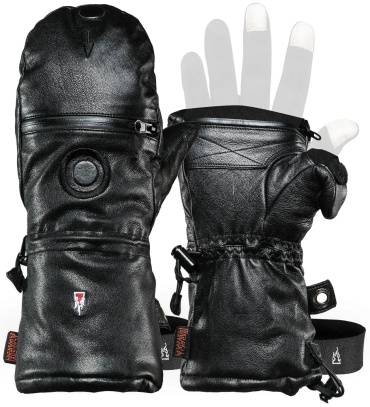 Перчатки The Heat Company размер 9, 17,5, 18,5 черный