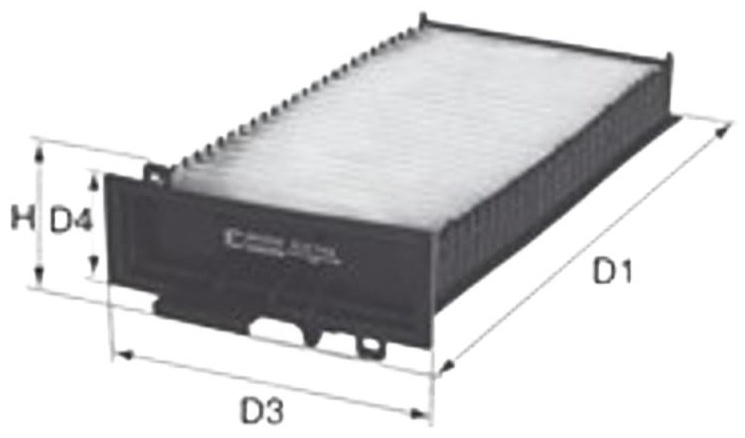 MECAFILTER салонный фильтр EKR7148