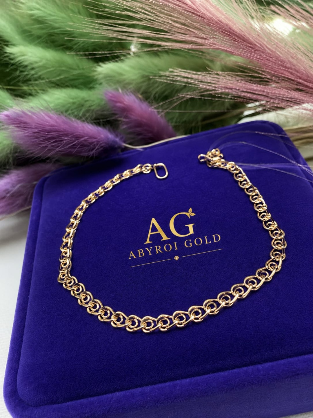 ABYROI GOLD 0604 длина 19 см, вес 1.5 г золото, плетение лав