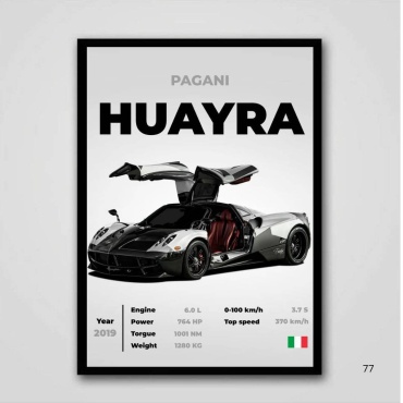 Картина Pagani 21x29.7 см