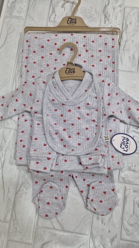 Комплект Mini love серый