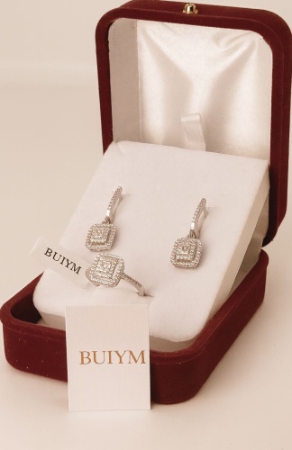 BUIYM “Silver Bloom” вес 8 г серебро, цирконий