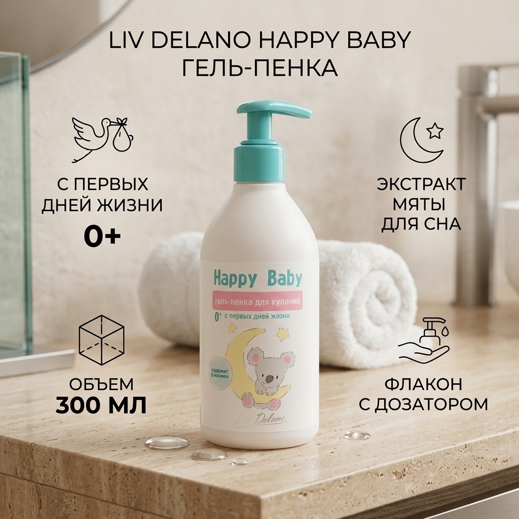 Liv Delano Happy Baby гель 300 мл