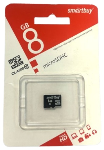 Карта памяти Smartbuy microSDHC MicroSDHC 8 GB 8 Гб
