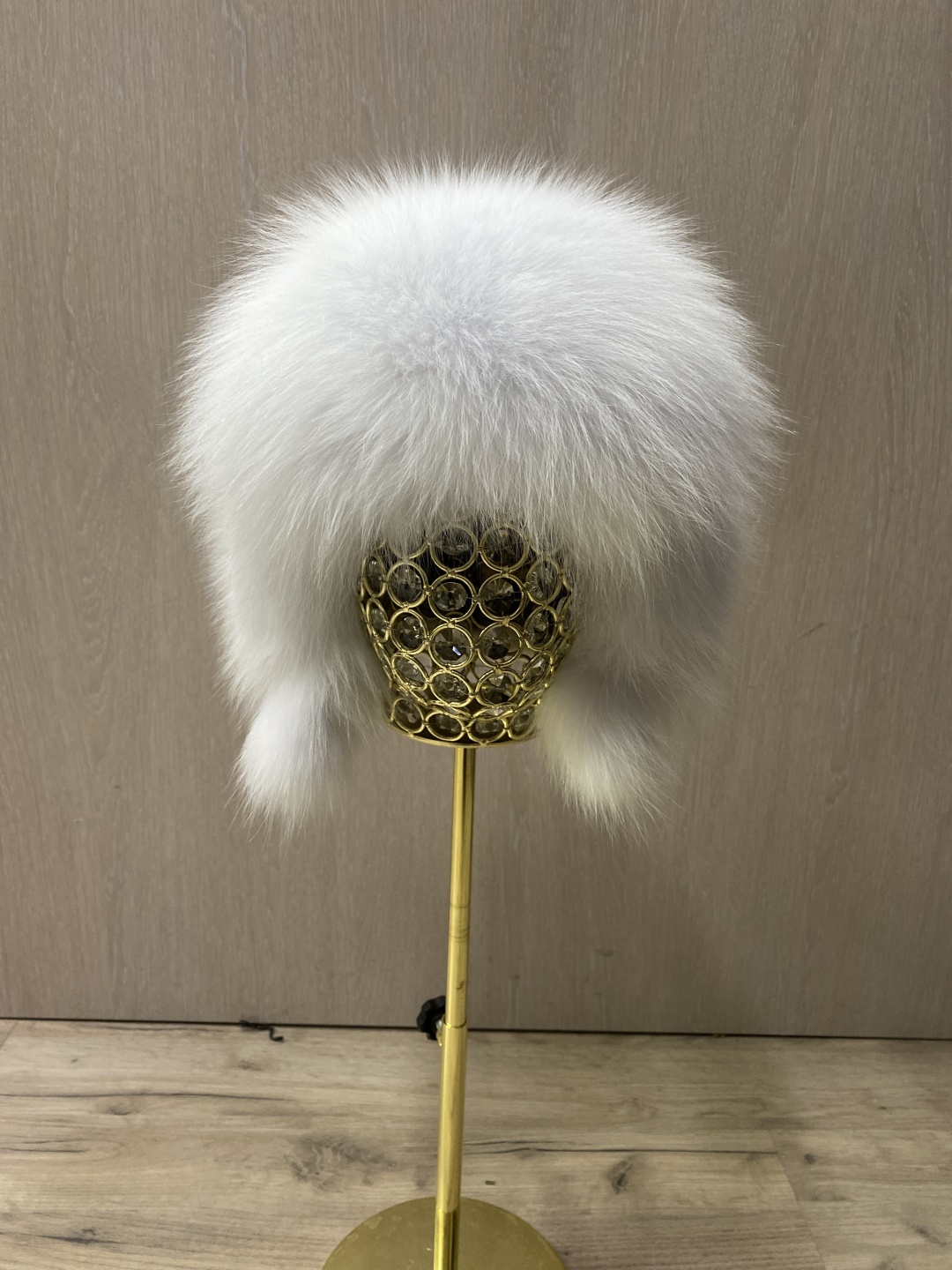 Шапка SemiFur размер 57, 58, 59, белый