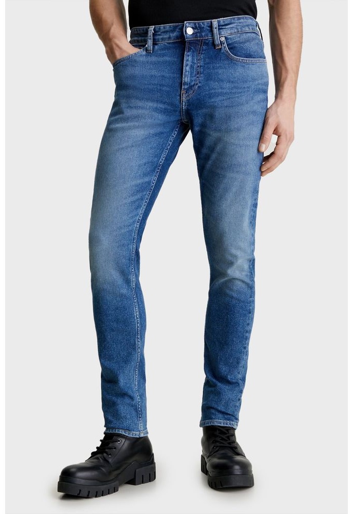 Джинсы зауженные Calvin Klein Jeans синий