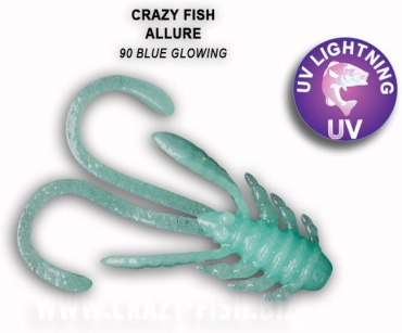 Мягкая приманка Crazy Fish Allure 1,6 / 23-40-90-6 8 шт