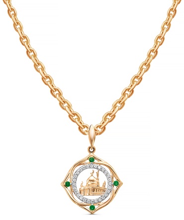 Lucente SET-7VA802 вес 4.73 г золото, фианит Swarovski, фианит