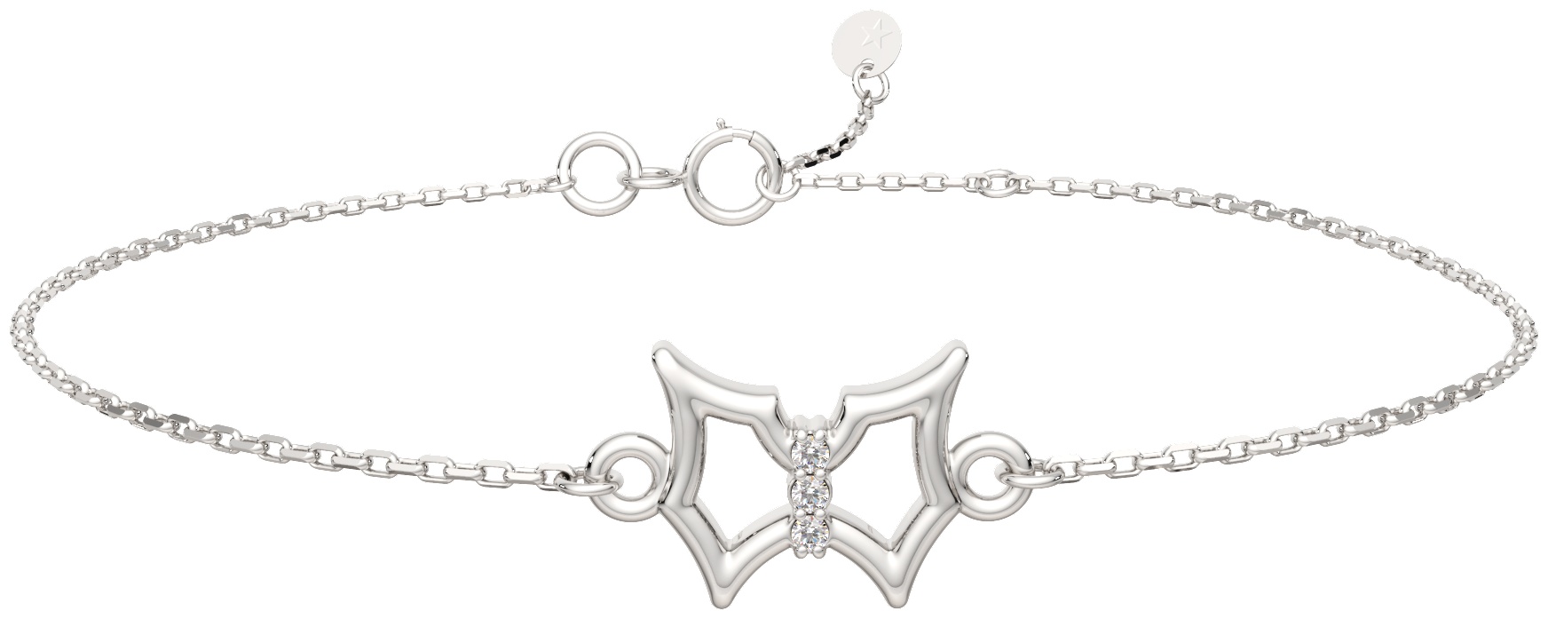 Lucente Silver ZO-0640081_18 длина 18 см, вес 1.38 г серебро, плетение фантазийное