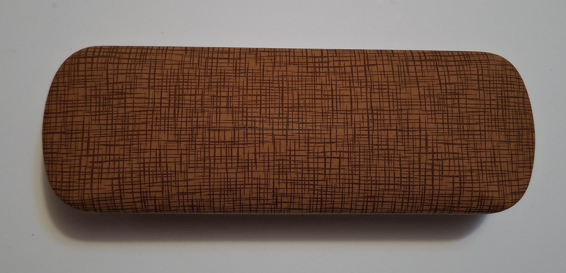 Жесткий футляр текстиль, 2.5 x 15.5 см коричневый