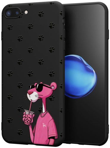 Чехол Mcover для Apple iPhone 7 Plus, iPhone 8 Plus черный