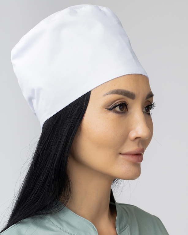 Головной убор Med Style Женский медицинский колпак MedStyle06485736 медицина белый