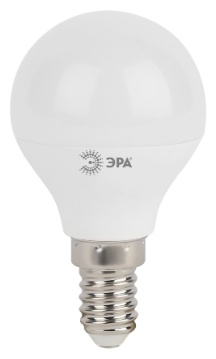 ЭРА 5W E14, светодиодная, теплый белый