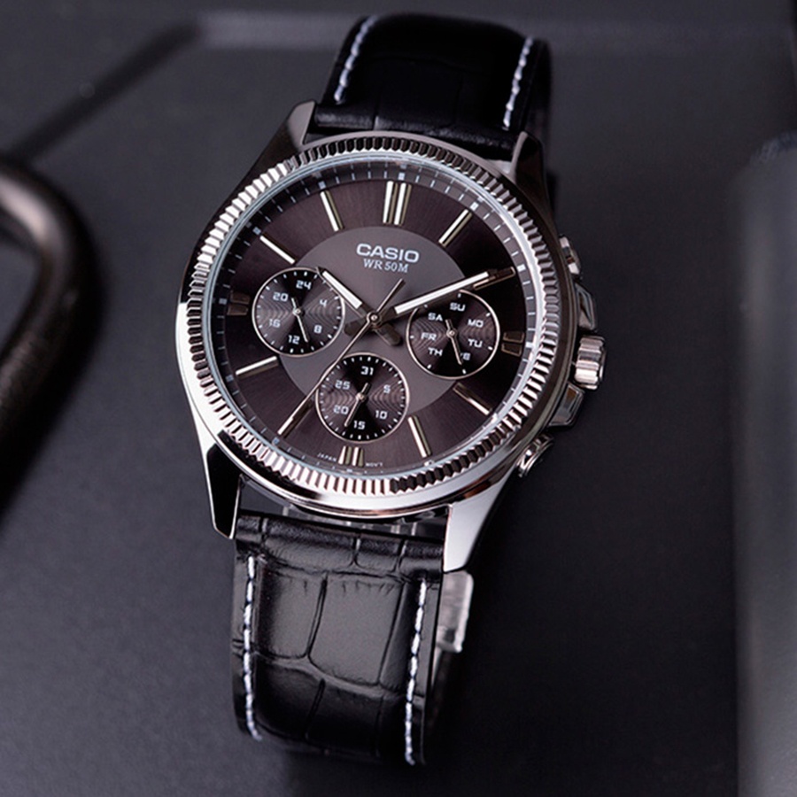 Кварцевые CASIO MTP-1375L-1AVDF нержавеющая сталь