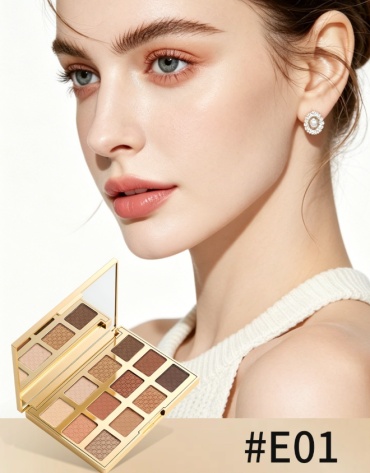 Henlics тени прессованные Elegant Blooming Е01#
