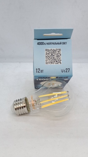 EUROLED 12W E27, светодиодная, естественный белый