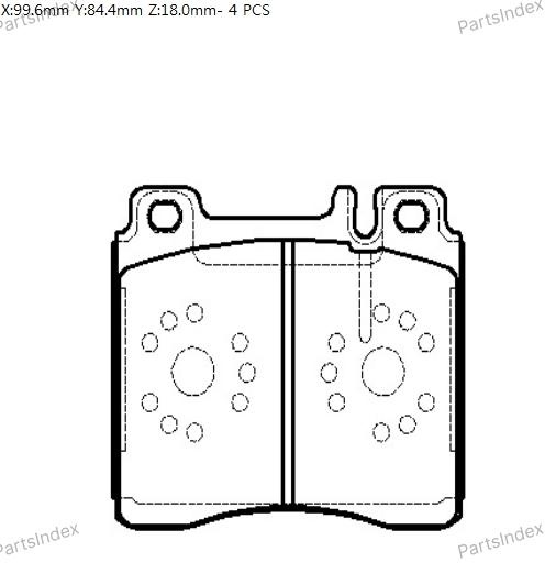 Колодки HSB HP5028