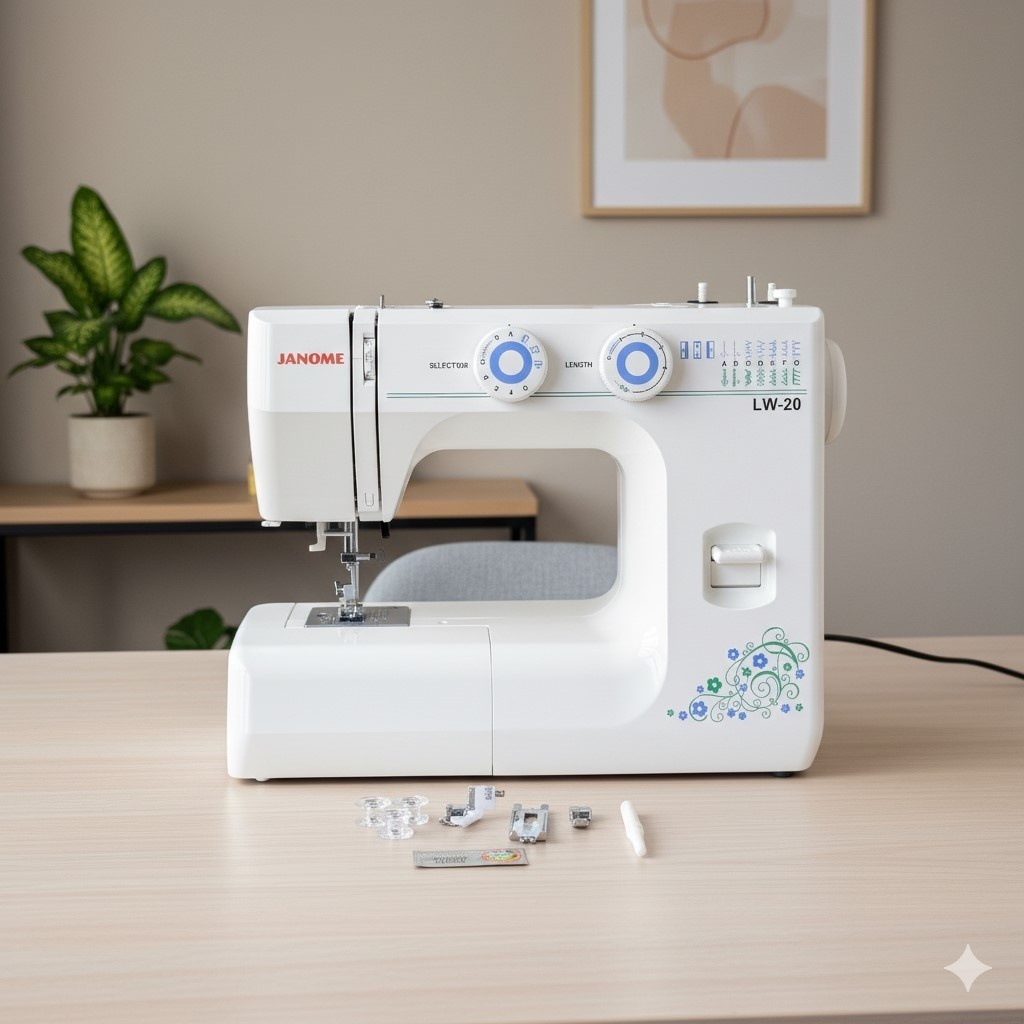 Швейная машина Janome LW-20 белый