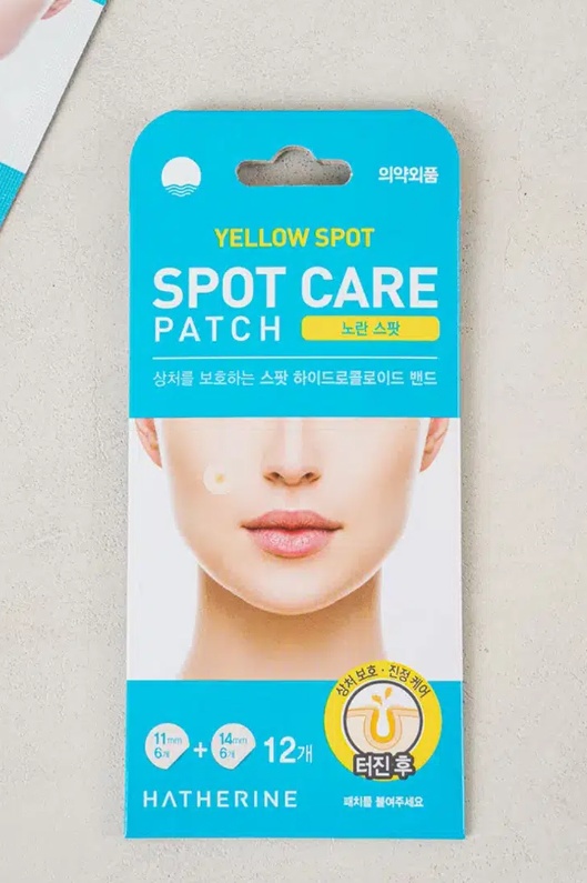 Патчи Hatherine точечные SPOT CARE PATCH YELLOW SPOT противовоспалительные 12 шт