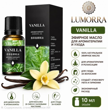 Lumorra эфирное масло Vanilla 10 мл