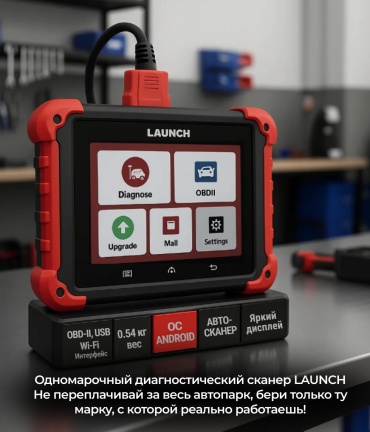 Launch марочный автосканер Elite X