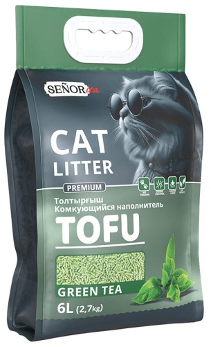 SENORita Tofu Green Tea комкующийся 6 л