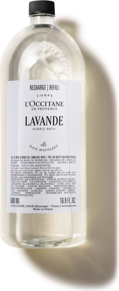 L'Occitane Эко-запаска Lavande пена для ванны 500 мл