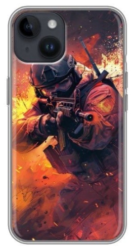 Чехол для Apple iPhone 14 рисунок