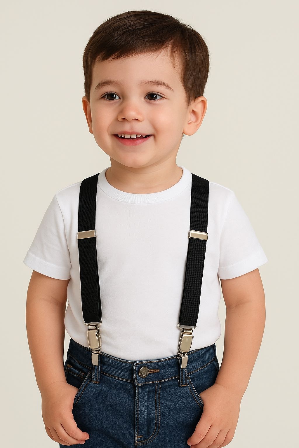Подтяжки SUSPENDERS длина 70 см, ширина ленты 2.5 см
