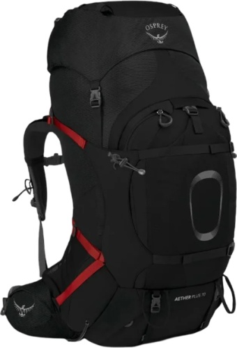 Osprey Aether Plus 70/10002896 треккинговый 70 черный