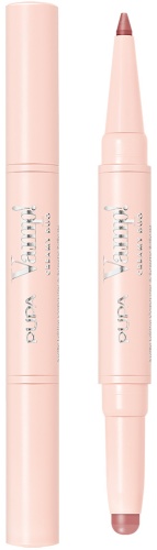 PUPA Помада + карандаш для губ Vamp! Creamy Duo Lip Contouring Pencil&Shiny Lipstick помада-карандаш 017 Timeless Rose