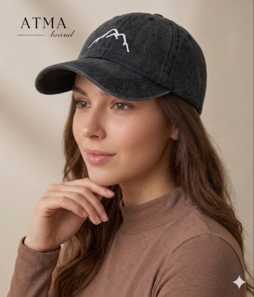 Кепка ATMA brand размер универсальный, графит