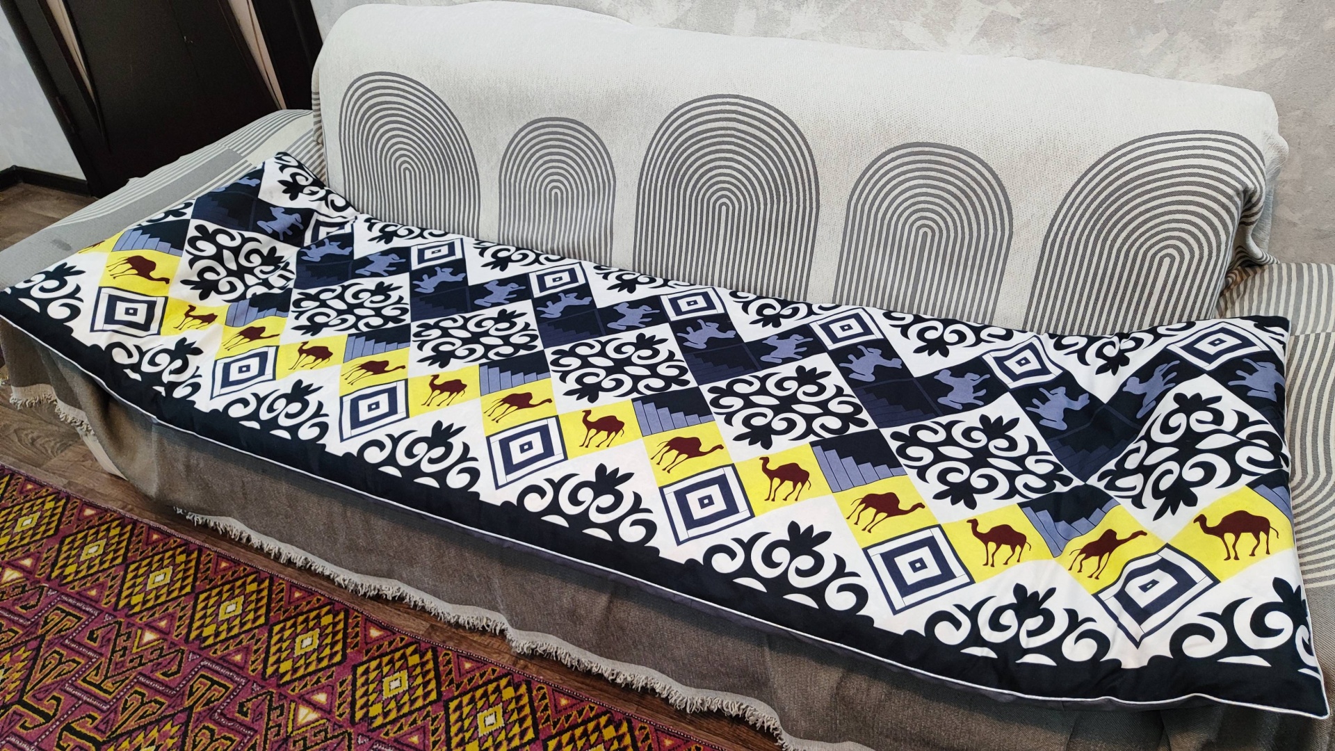 Lutex Markslen корпе 220x80 см, хлопок, темно - серый