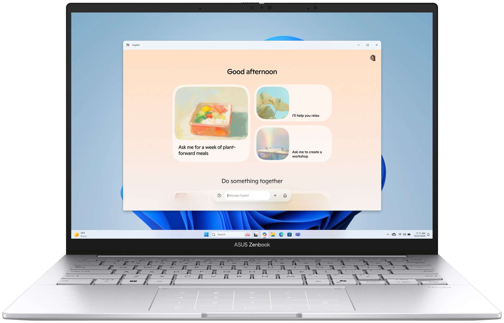 Ноутбук ASUS Zenbook 14 14" / 16 Гб / M.2 1000 Гб / Win 11 Home / UX3405CA-PP157W