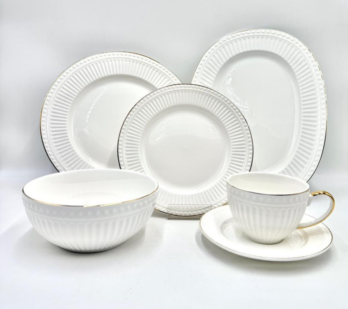 Сервиз на 6 персон Royal kitchenware , предметов: 32, чайно-столовый, костяной фарфор