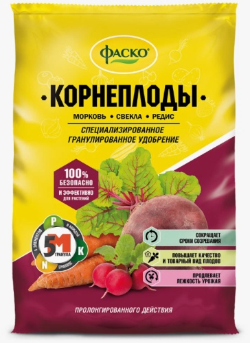 ФАСКО гранулы Удобрение минеральное КОРНЕПЛОДЫ 1кг ФАСКО (20) 1 л