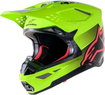 Alpinestars Supertech M 10 Unite Carbon Helmet зеленый L