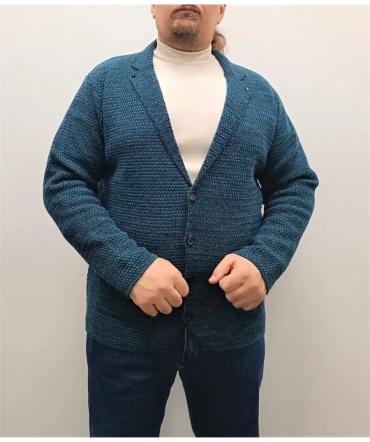 Пиджак однобортный OLSER синий