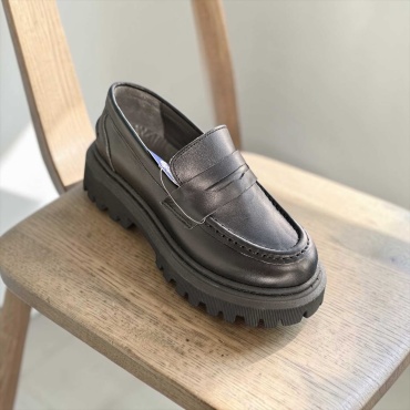 Лоферы Ali bebe черный, прозрачный