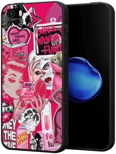 Чехол для Apple iPhone 5, iPhone 5S, iPhone SE рисунок