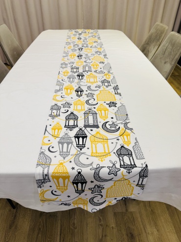 Дорожка на стол ANDA HOME 240x40 см, дак, 1 шт