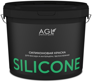 AGL силоксановая SILICONE 10 кг, белый цвет