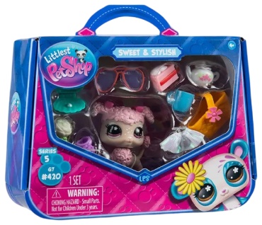 Набор Littlest Pet Shop Фигурка Пудель с аксессуарами