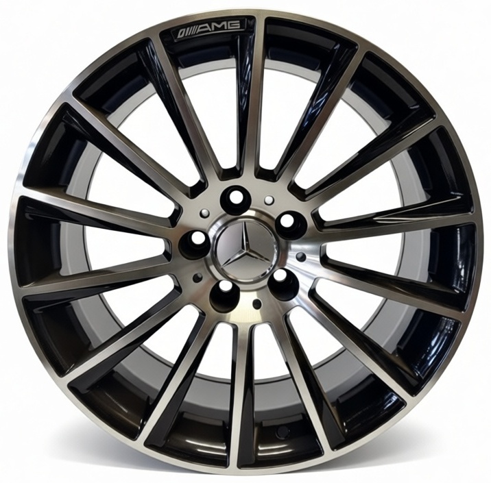 Mercedes-Benz 836 8x17/5x112 D66.6 ET35 черный, серебристый